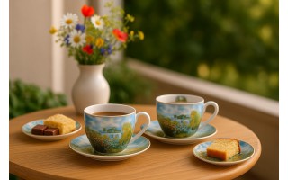 Komplet 2 filiżanek 270 ml + spodki The Artist’s Garden at Vétheuil