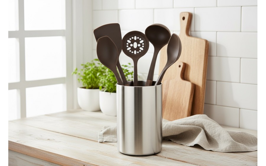 Komplet przyborów kuchennych 5 elementów Starlet Brown
