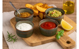 Miseczka ceramiczna 10 cm Creme Brulle Ombres Turquoise