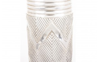 Parasolnik metalowy 55 cm srebrny