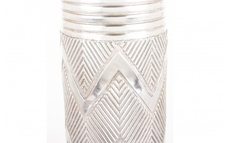 Parasolnik metalowy 55 cm srebrny