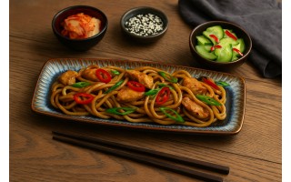 Półmisek prostokątny 25 cm Ombres Blue