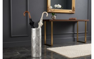 Parasolnik metalowy 55x19 cm srebrny