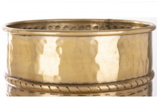 Parasolnik metalowy 54,5 cm złoty