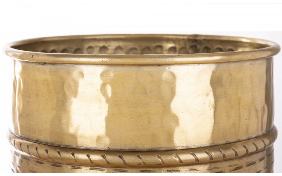 Parasolnik metalowy 54,5 cm złoty