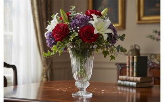 Wazon kryształowy 33 cm Windsor Bohemia 673565