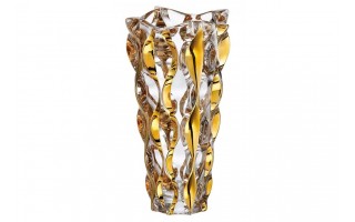 Wazon kryształowy 30,5 cm Samba Opera Gold