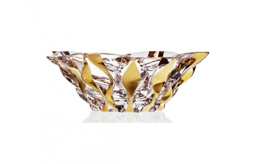 Kryształowa misa 30,5 cm Samba Opera Gold