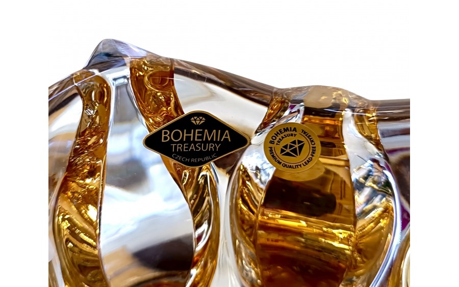 Kryształowa misa 30,5 cm Samba Opera Gold