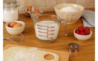 Dzbanek miarowy pojemnik szklany 1L