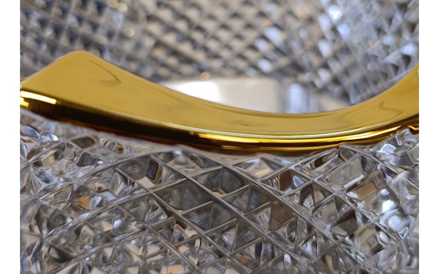 Wazon kryształowy 30 cm Flamenco Pyramid&Gold