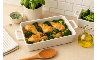 Półmisek do zapiekania 10x21 cm z uszami