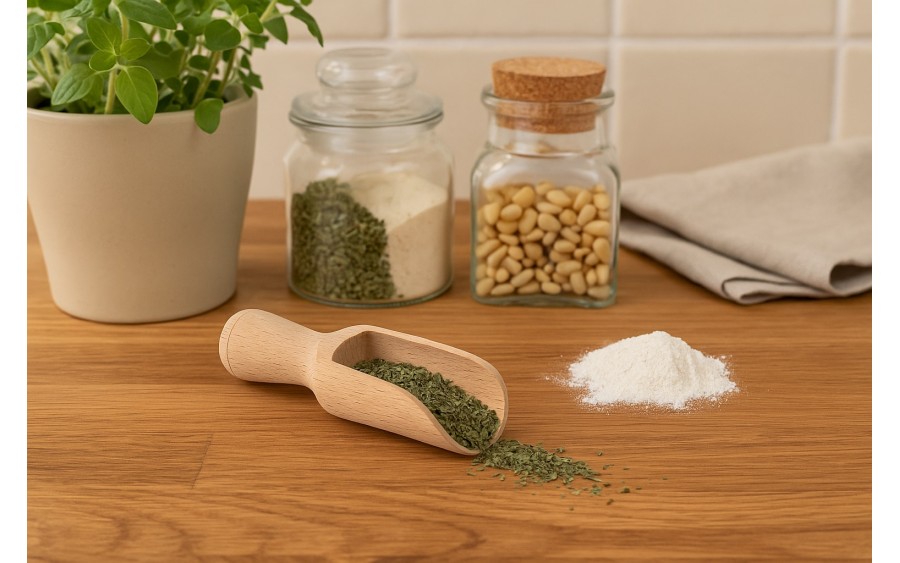 Czerpak nabierak do ziół średni 30750