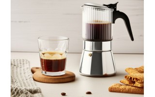 Kawiarka szklana 240 ml Curly AMBITION