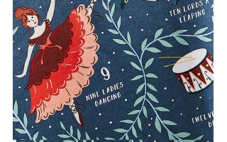 Ściereczka kuchenna 48x74 cm 12 Days Of Christmas 02812DC