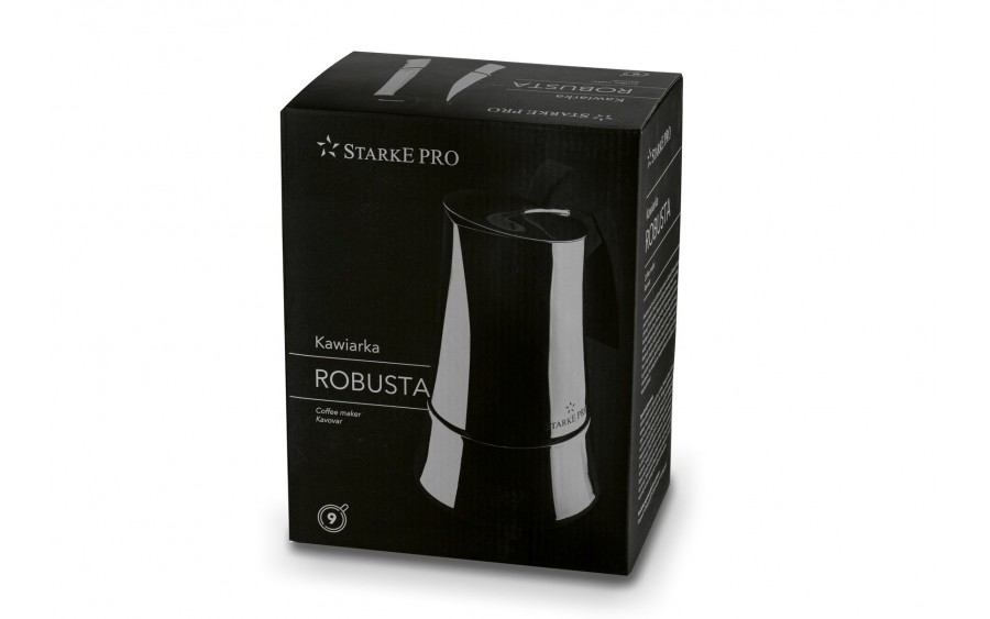 Kawiarka nierdzewna 540 ml Robusta na indukcję