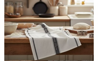 Ściereczka kuchenna 48x74 cm Linen Union Grey 100GRY