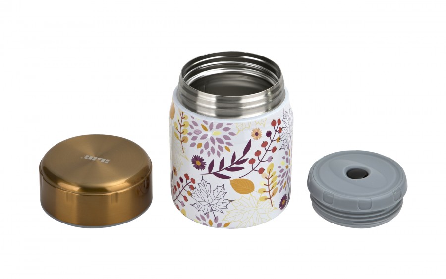 Termos obiadowy 0,5 L Ibili 721450H złoto - biały