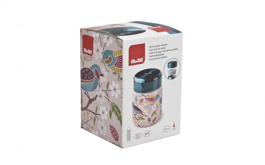 Termos obiadowy 0,5 L Ibili 721450R turkusowo-różowy