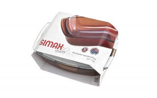 Naczynie żaroodporne 3,5 L Amber Clear Simax