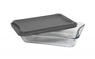 Naczynie żaroodporne z 2 pokrywkami 2,5 L Smart Touch Simax