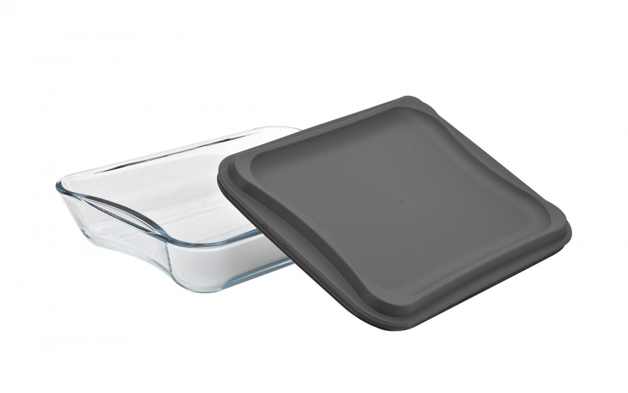 Naczynie żaroodporne z 2 pokrywkami 2,5 L Smart Touch Simax