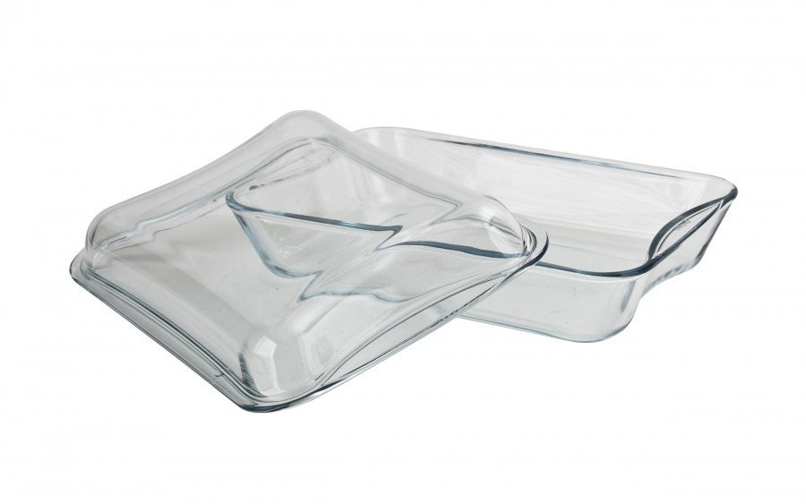 Naczynie żaroodporne z 2 pokrywkami 2,5 L Smart Touch Simax