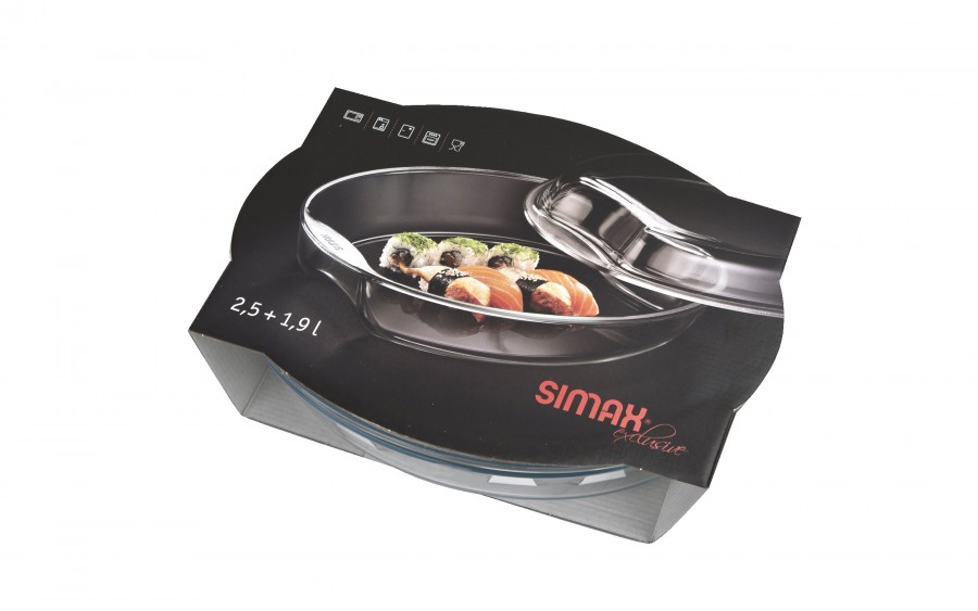 Naczynie żaroodporne owalne 4,4 L Smart Touch Simax