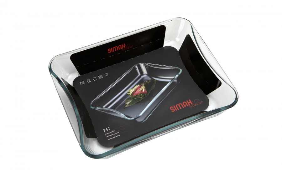 Naczynie żaroodporne prostokątne 3,5 L Smart Touch Simax
