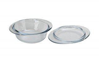 Naczynie żaroodporne z pokrywką okrągłe 0,25 L Mini Simax