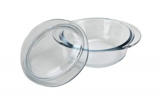 Naczynie żaroodporne z pokrywką okrągłe 0,25 L Mini Simax