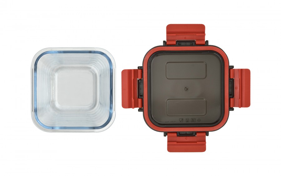 Pojemnik żaroodporny z pokrywką 0,9 L Simax