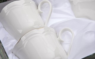 Komplet 2 filiżanek 250 ml + spodki Atlanta