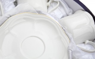 Komplet 6 filiżanek 250 ml + spodki Atlanta