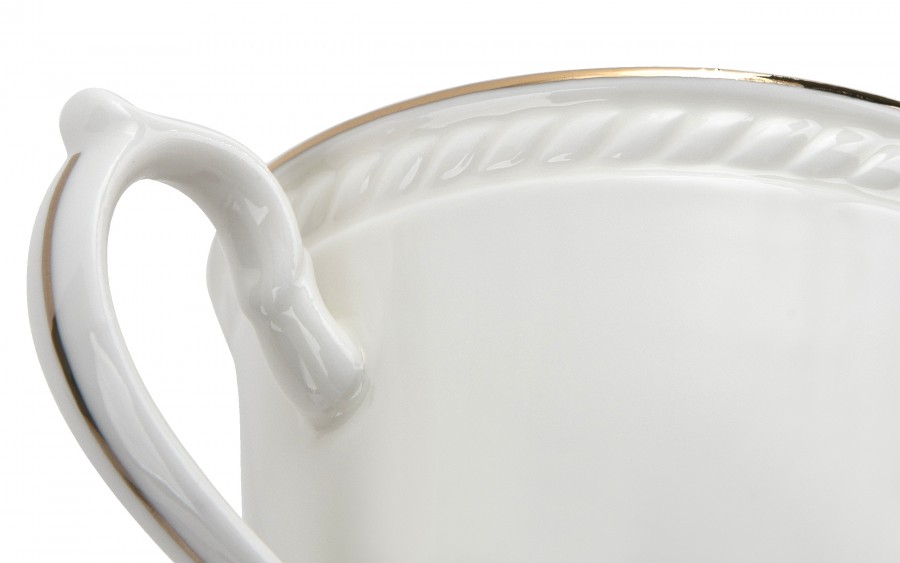 Komplet 2 filiżanek 220 ml + spodki Dominica