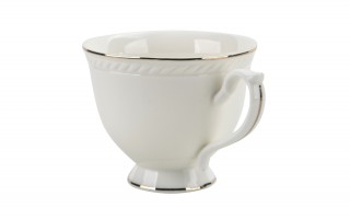 Komplet 2 filiżanek 220 ml + spodki Dominica