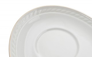 Komplet 6 filiżanek 220 ml + spodki Dominica