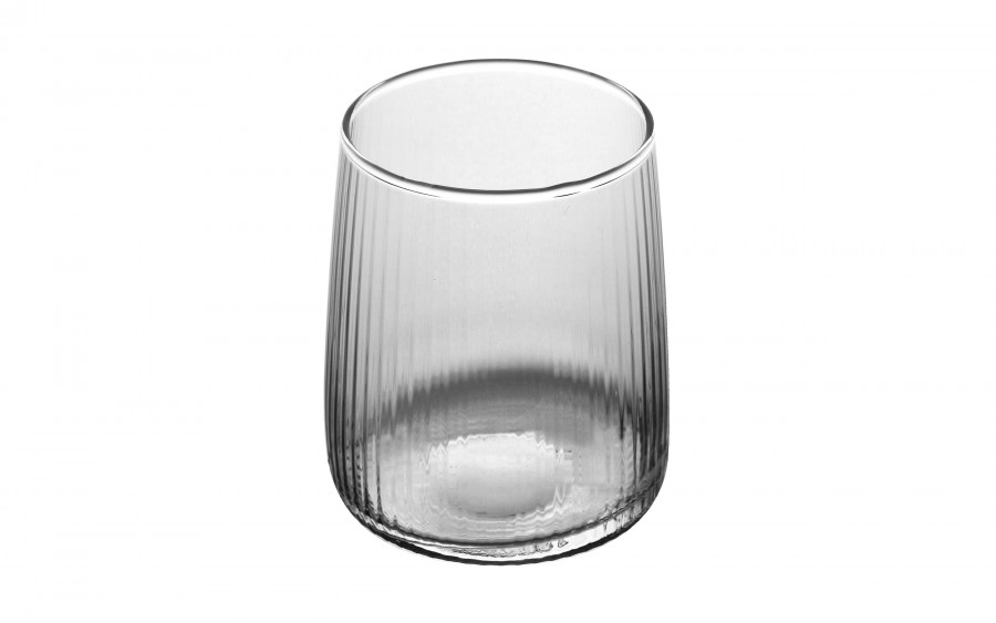 Szklanka do whisky 320 ml LYRA prążek niska