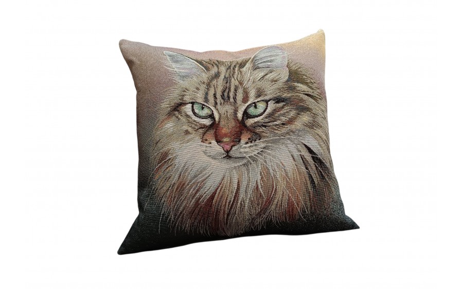 Poszewka dekoracyjna 45x45 cm Kot Perski