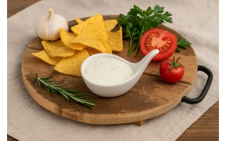 Porcelanowa miseczka do dipów z rączką