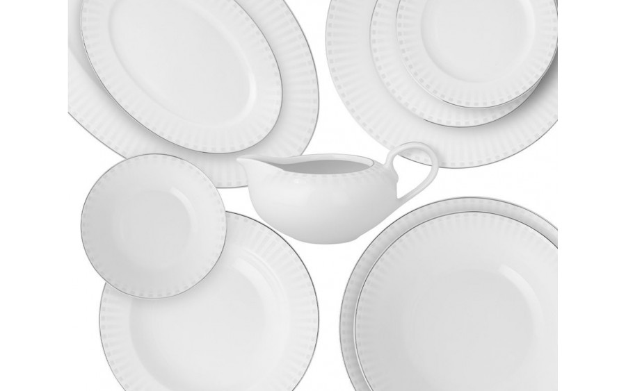 Serwis obiadowy dla 12 osób 44 el. Yvonne Sonata H109