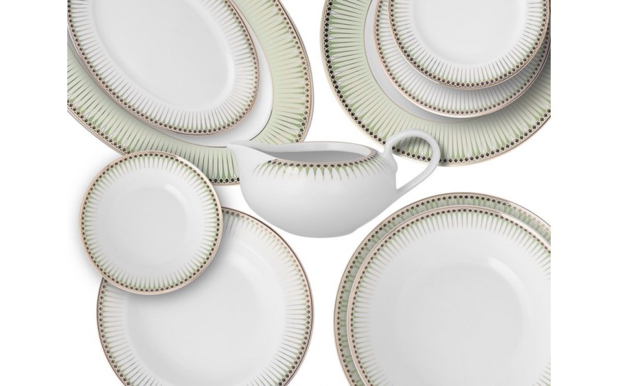 Serwis obiadowy dla 12 osób 44 el. Yvonne Nimfa H115