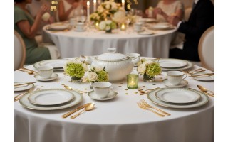 Serwis obiadowy dla 12 osób 44 el. Yvonne Nimfa H115