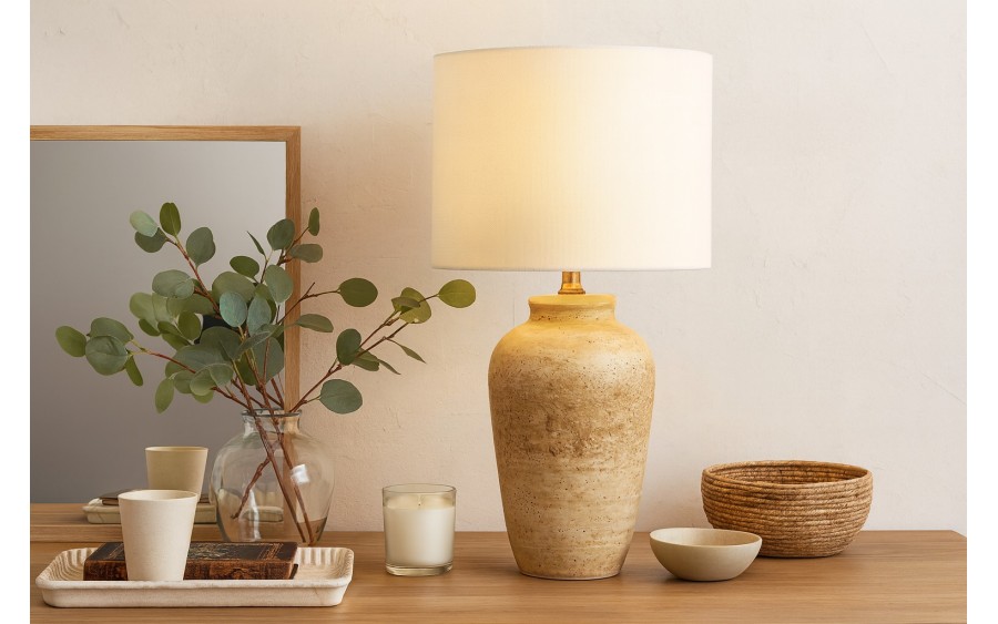 Lampa z kloszem i podstawą cementową AP170440