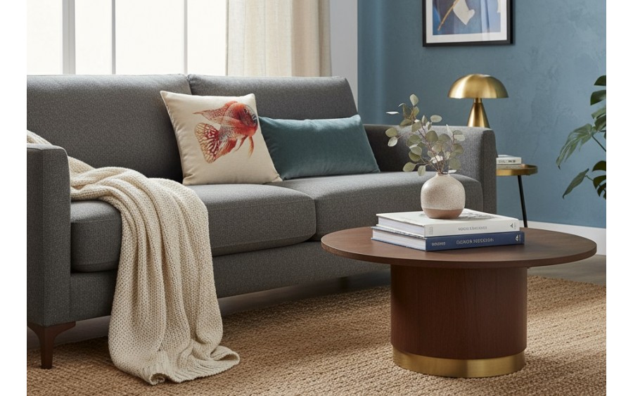 Poszewka dekoracyjna 45x45 cm Ryba Czerwona Gobelinowa Premium