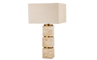 Lampa z kloszem kamienna AP180150