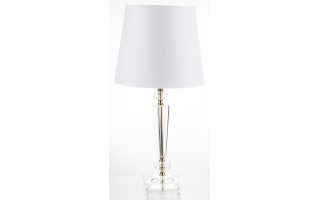 Lampa z kloszem i szklaną podstawa AP138547