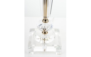 Lampa z kloszem i szklaną podstawa AP138547