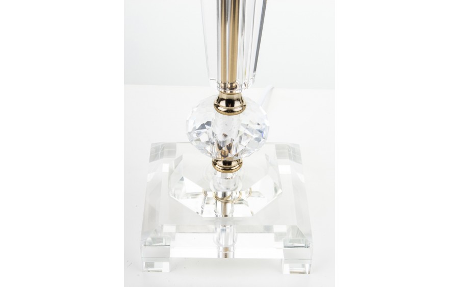 Lampa z kloszem i szklaną podstawa AP138547