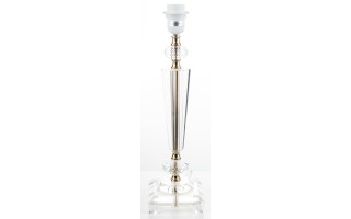 Lampa z kloszem i szklaną podstawa AP138547